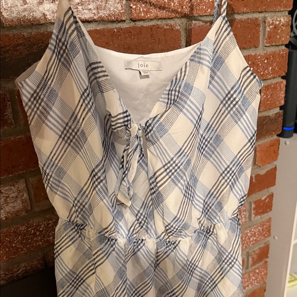 Joie Blue and White Checkered Dress - Picture 2 of 8